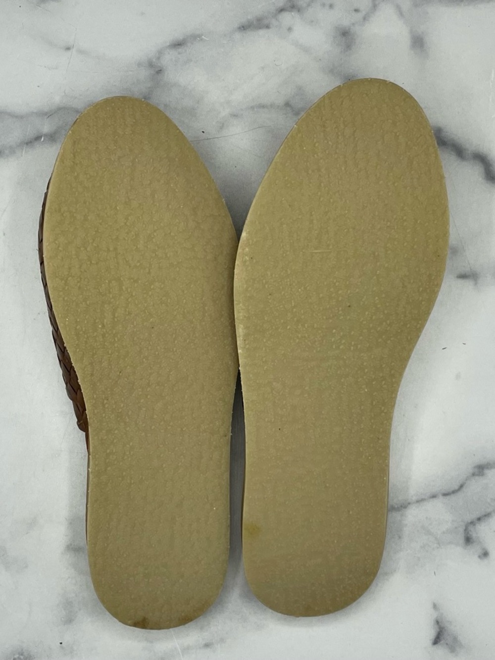 Woven Leather Slip-On Mules in Brown - Picture 4 of 7